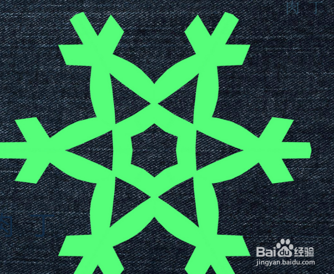 精美六角雪花剪纸