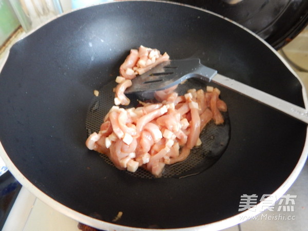 青椒杏鲍菇炒肉丝