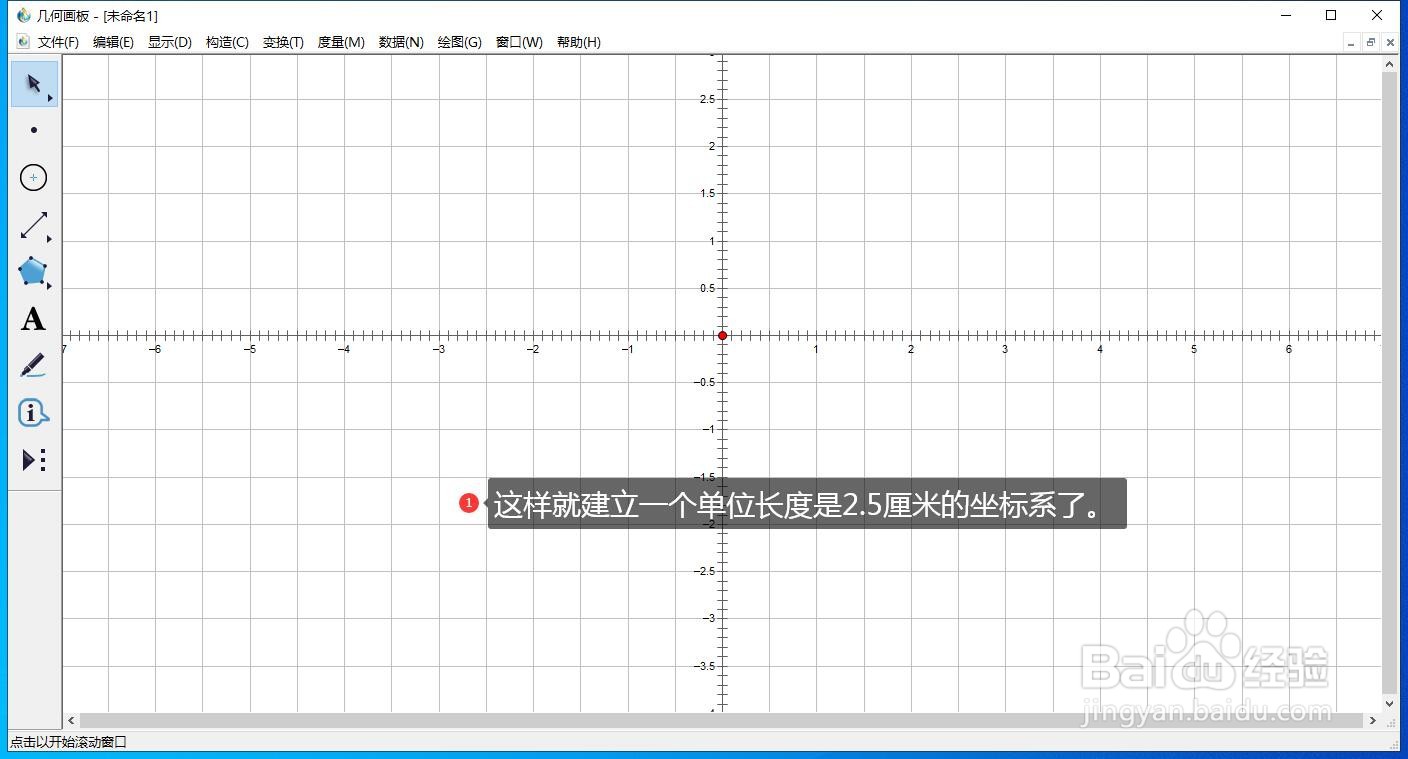 如何利用Sketchpad画直角坐标系