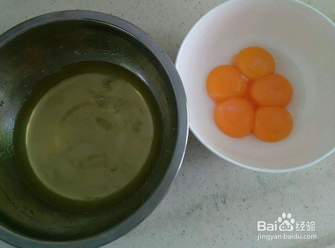 烫面戚风蛋糕的做法