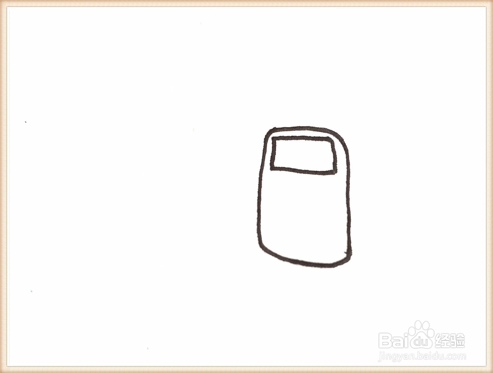 一笔一笔教你画老人机简笔画