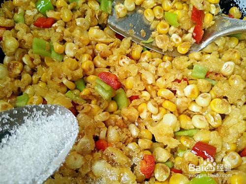 彩椒甜玉米怎么做