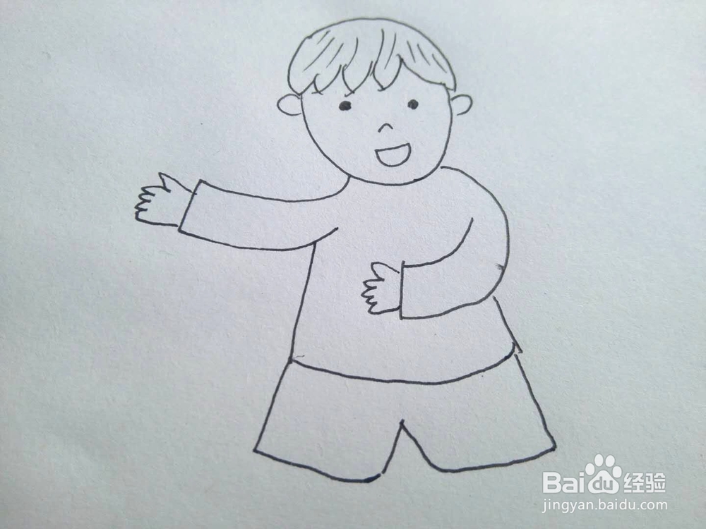 简笔画之人物画经验分享二
