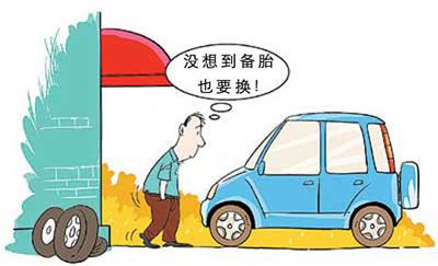 汽车备用轮胎使用保养注意事项
