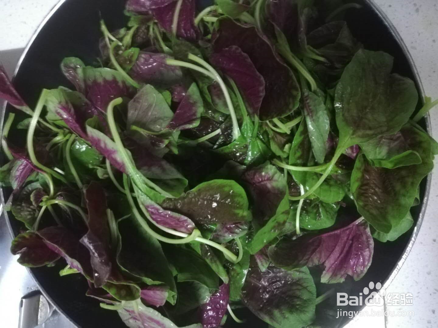 炝炒苋菜的做法