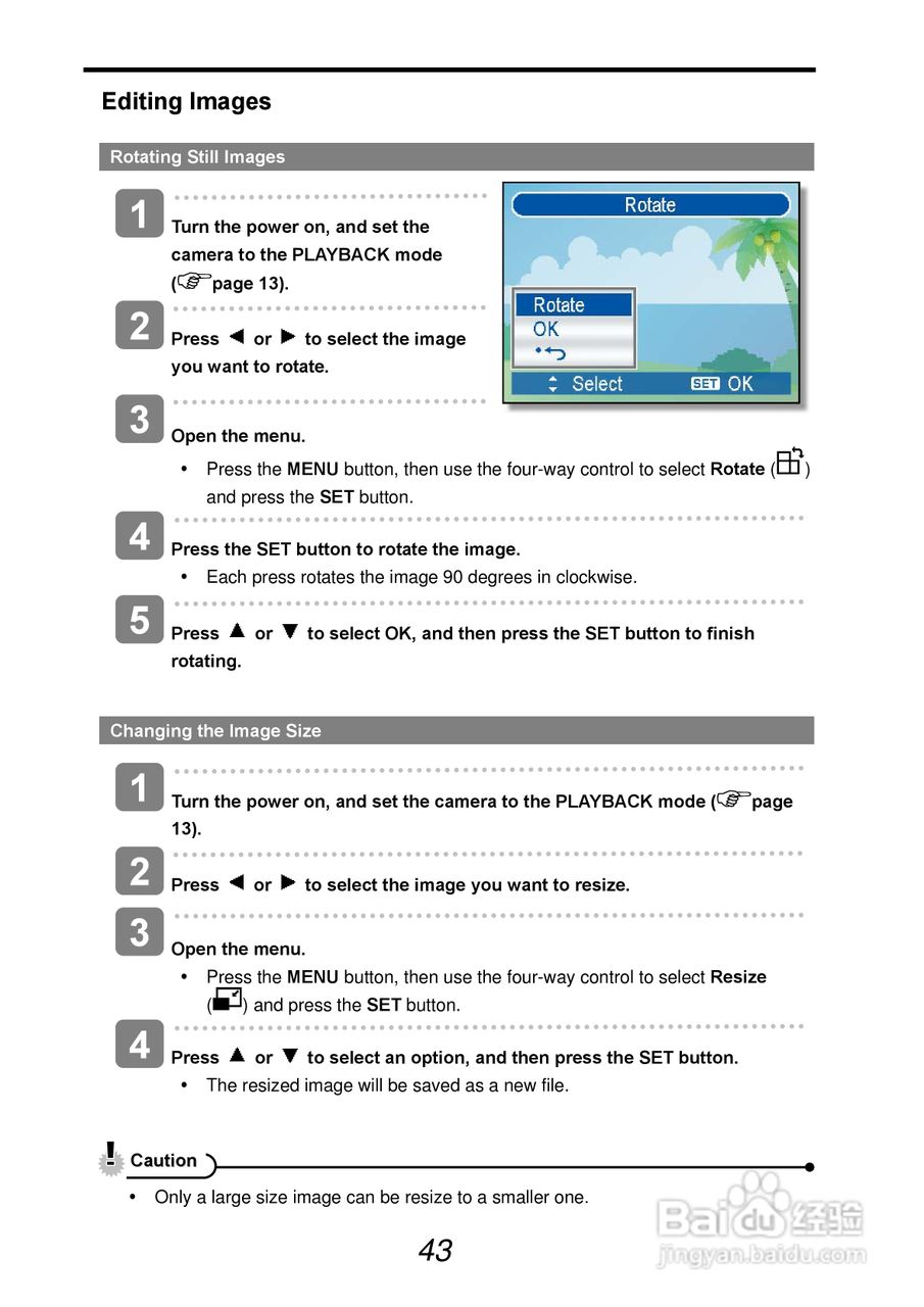 爱克发AgfaPhoto DC-1338i数码相机使用说明书:[5]