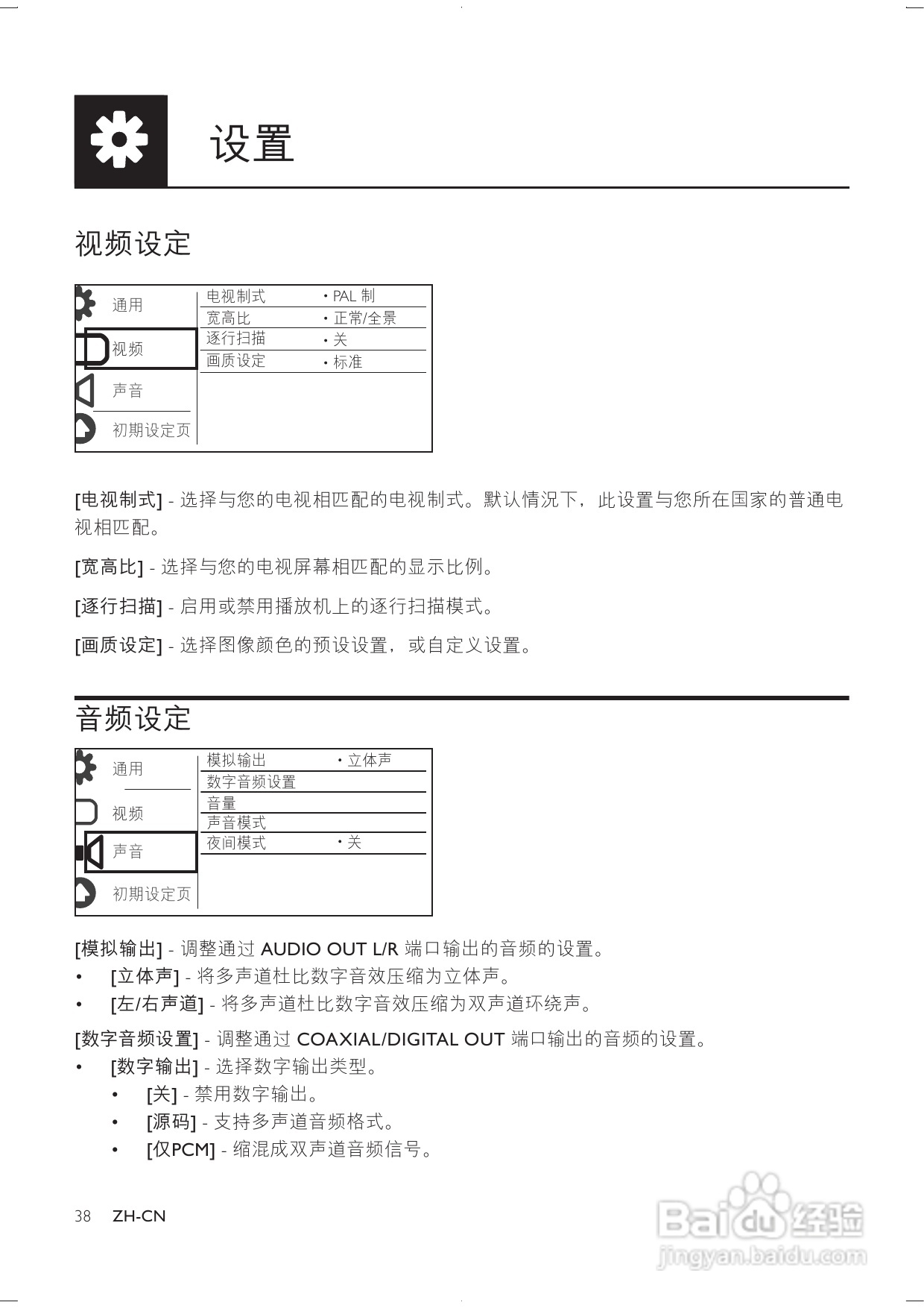 飞利浦 DVP3850K DVD播放机用户手册:[1]