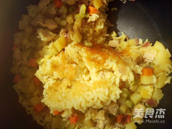 咖喱鸡丁饭的做法