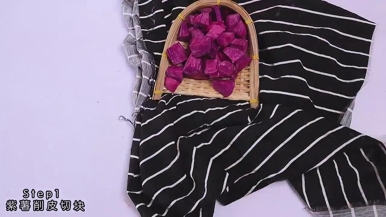 怎样做紫薯椰奶芋圆