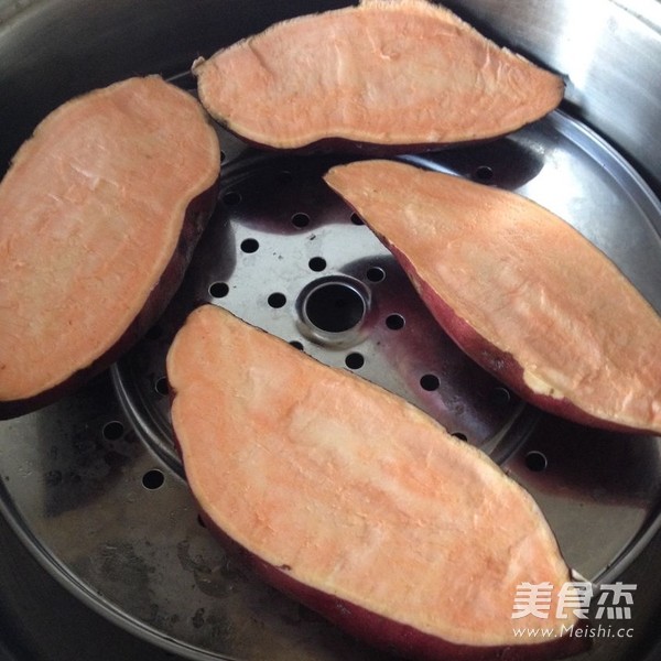 芝心红薯饼的做法