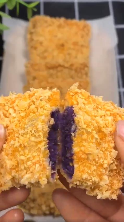 香酥紫薯派怎么做