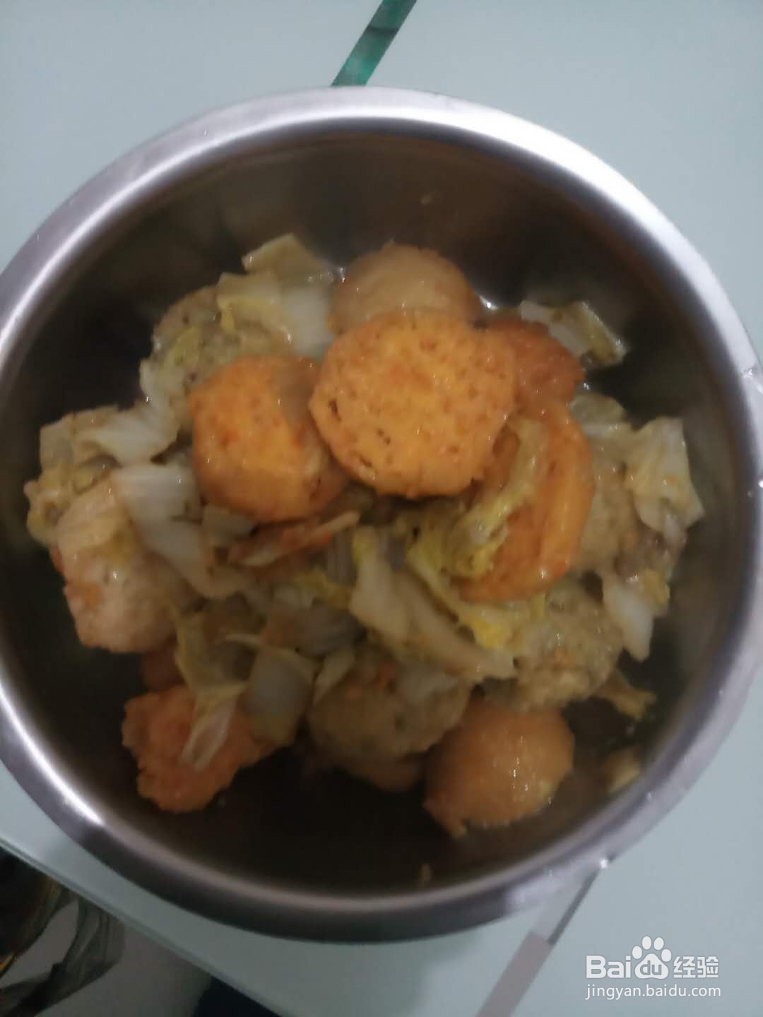 白菜炖丸子的家常做法