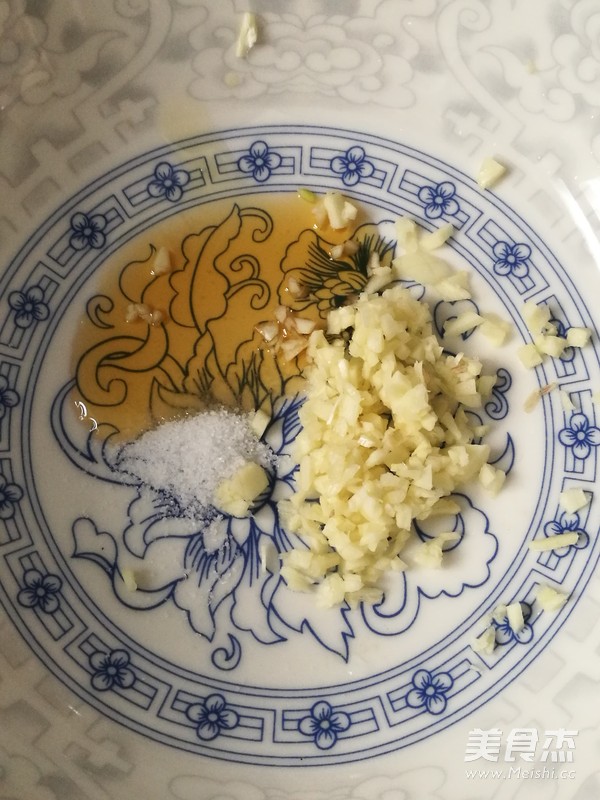 蒜泥菠菜的做法