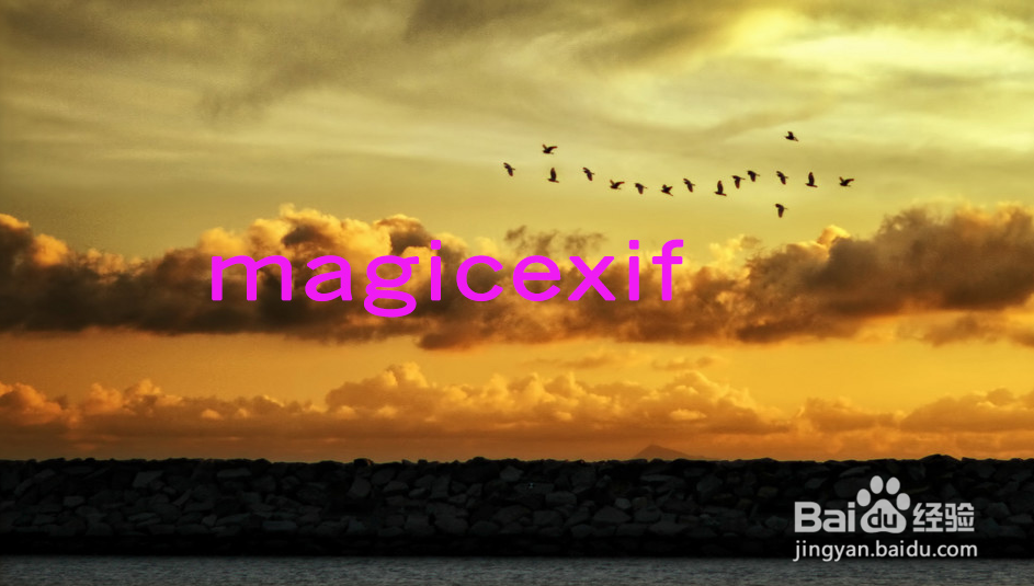 怎样去除magicexif的水印