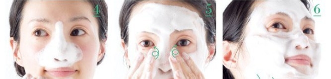 洗脸卸妆教学 透肌白美人靠洗出来