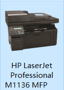 M1136 打印机图标显示脱机