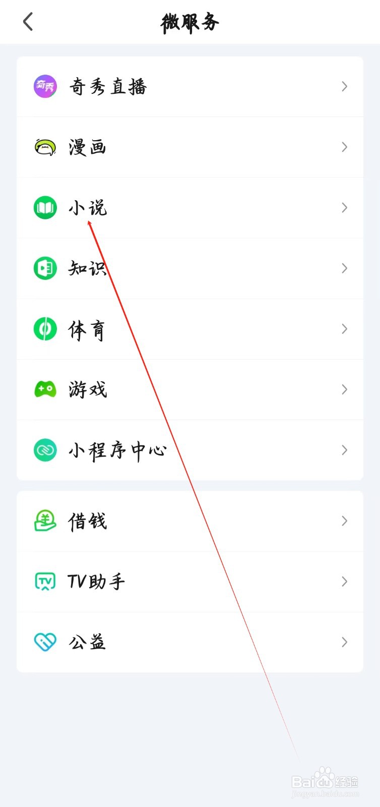 爱奇艺app如何查看小说