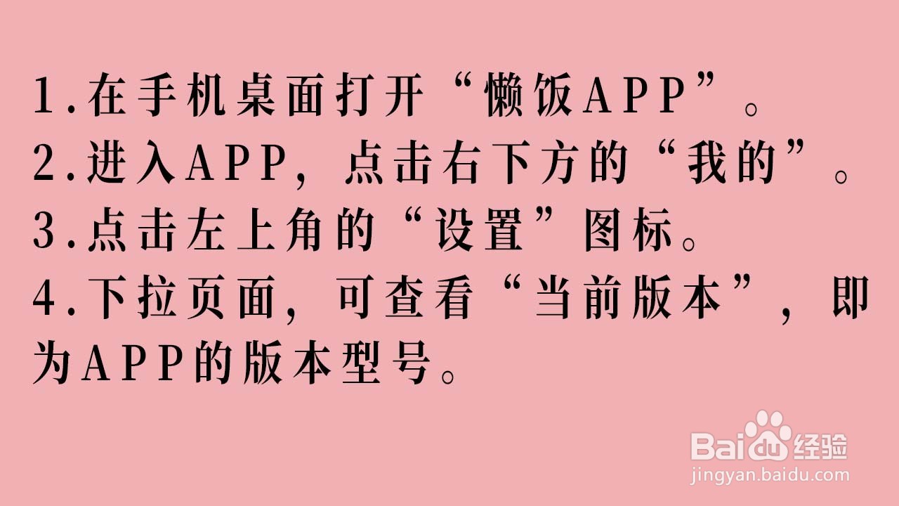 如何查看懒饭APP的版本型号