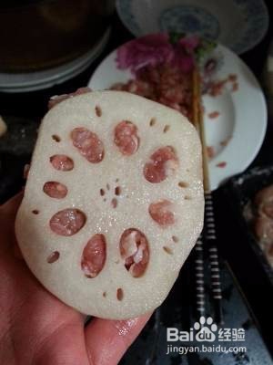 鲜肉藕夹的家常做法