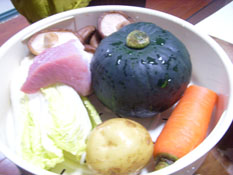 收拾家里的剩余食物——南瓜盅