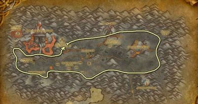 魔兽世界萨隆邪铁矿石分布图