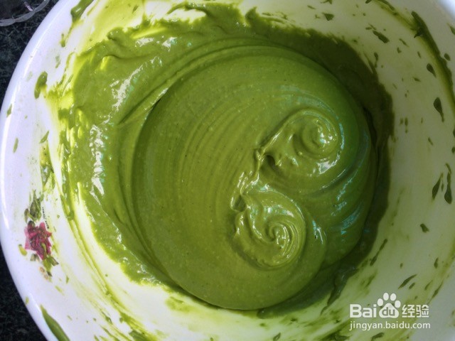 抹茶戚风的做法