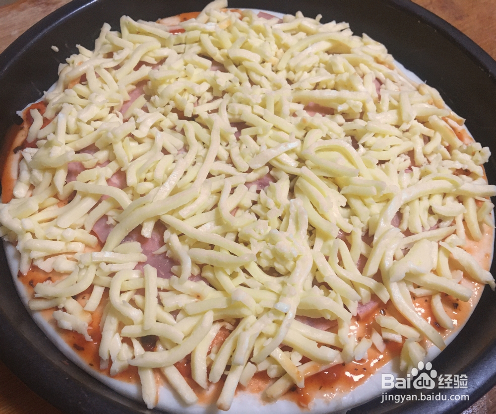 忍不住流口水的芝士火腿