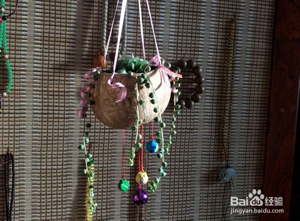 椰壳这么做,居然还能当装饰品?