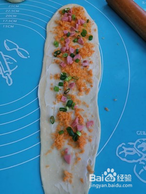 肉松火腿面包的做法