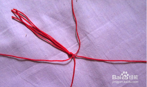 藏族绳子手链编织方法