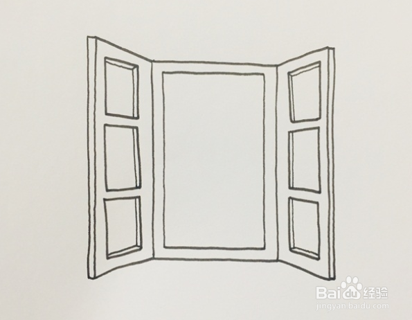 窗户怎么画简笔画简单图片