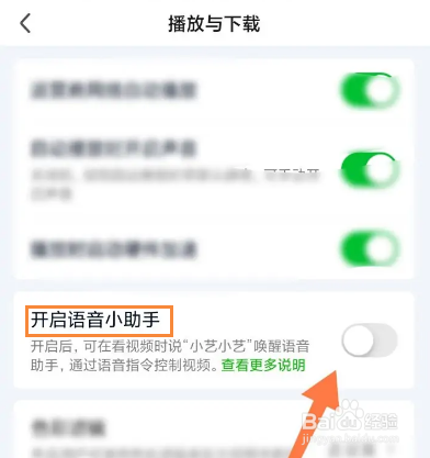 爱奇艺如何开启语音小助手