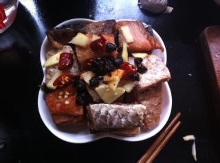 冬季常菜－蒸腊鱼