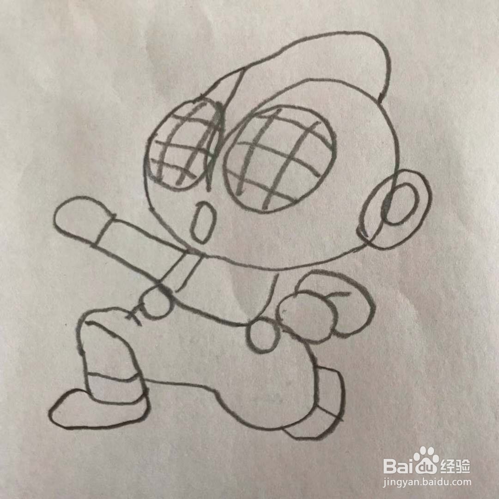 咸蛋超人怎么画呢？