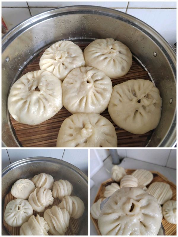 豆腐粉条素包子