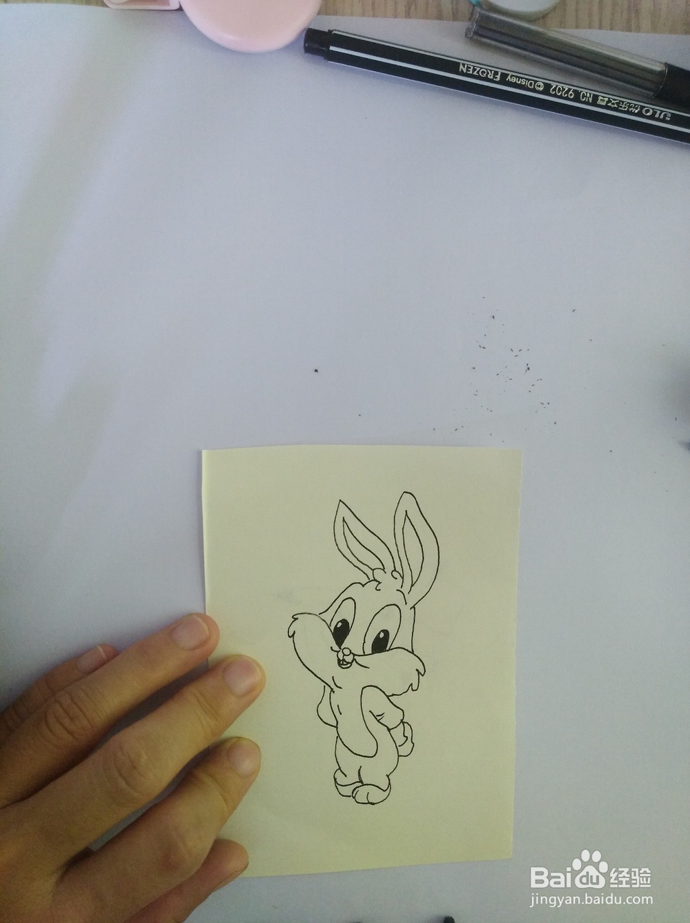 简笔画-画小白兔