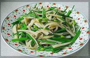 炒莲藕的制作方法