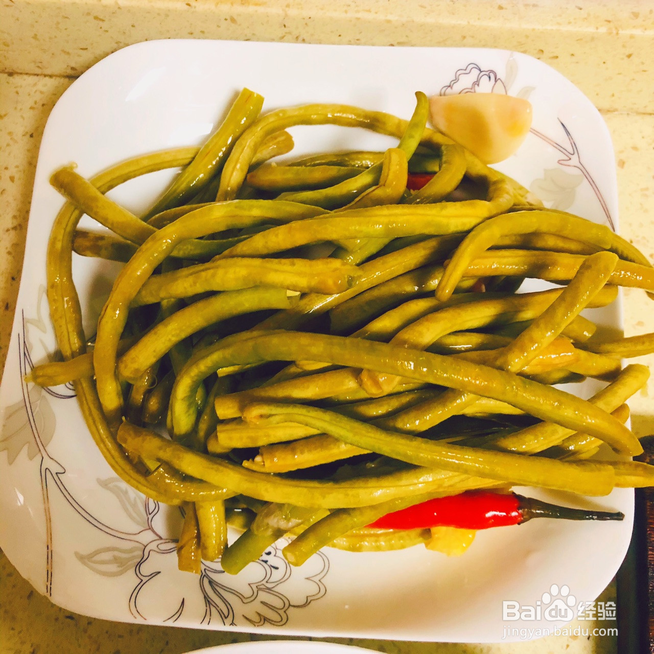 酸豆角炒肉末的做法