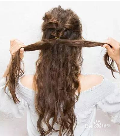 长发森系简单编发教程