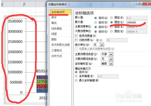 带百分比的堆积条件形图制作