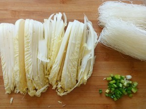 白菜粉丝的做法
