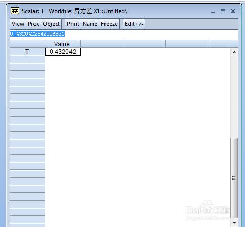 使用Eviews 7软件做异方差问题的检验