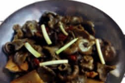 红烧寒菌的制作方法