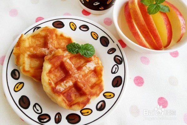 白巧克力列日松饼(无蛋版)