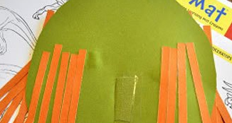 幼儿园手工制作卡纸巫婆的做法教程
