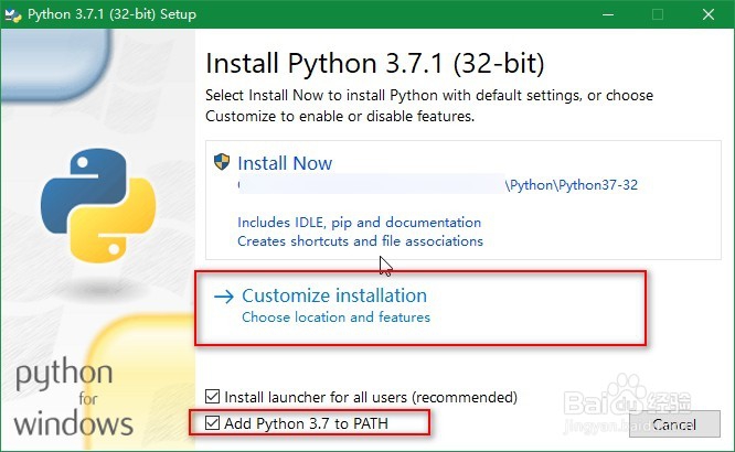 【Windows】win10安装Python