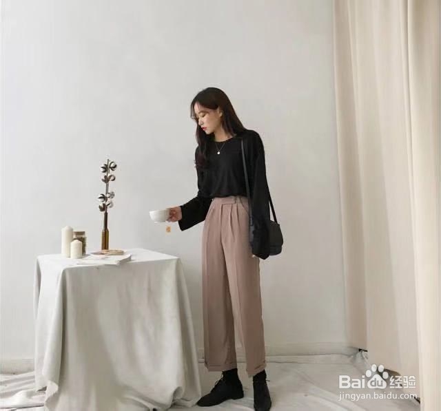 阔腿裤搭对了你也能成为时尚弄潮儿