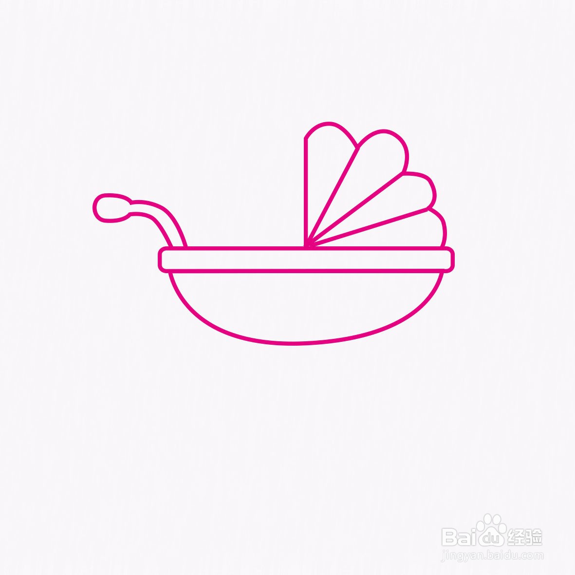婴儿车的简笔画怎么画？