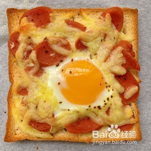 芝士火腿鸡蛋烤吐司