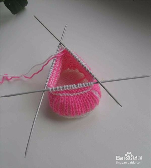 编织婴儿运动鞋教程